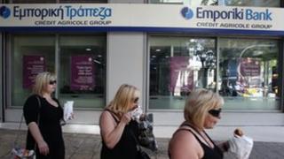 Emporiki bank branch in Athens