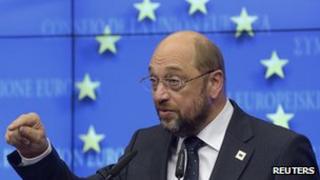 European Parliament President Martin Schulz - file pic