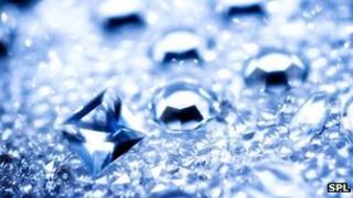 Cut and polished diamonds (generic file image)