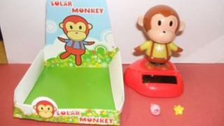 Solar-powered monkey