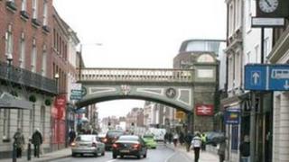 Worcester Foregate Street railway bridge