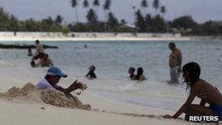 File photo of the beach on San Andres Island