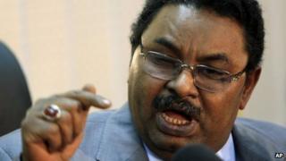 Sudan's ex-spy chief Salah Gosh (archive shot)