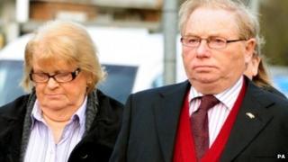 Bobby Roberts and his wife Moira