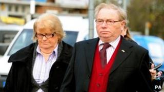 Bobby Roberts and his wife Moira