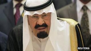 Saudi Arabia's King Abdullah. 14 Aug 2012