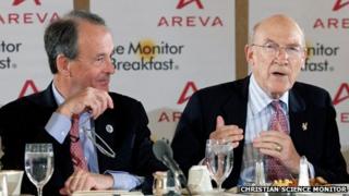 Erskine Bowles and Alan Simpson at the Christian Science Monitor Breakfast (28 November)