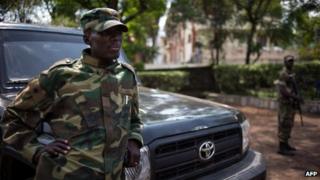 M23 leader Sultani Makenga pictured on 25 November 2012 in Goma, DR Congo
