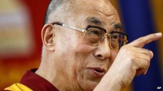 Tibetan spiritual leader the Dalai Lama in Bangalore, India on Tuesday 27 November 2012