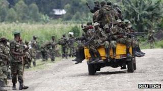 M23 rebels withdraw from the town of Sake in eastern Congo