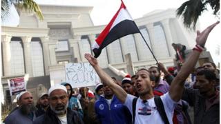 Egyptian protesters