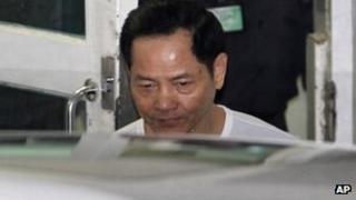 Wan Kuok-koi leaves Macau prison. Photo: 1 December 2012