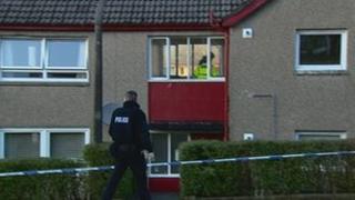 Police at scene