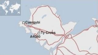 Map o'r ardal