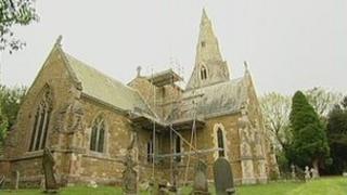 Lead was stolen from a church in Little Dalby in Leicestershire