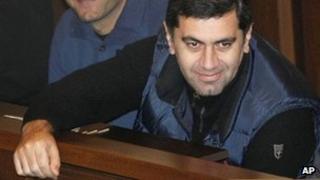 Irakli Okruashvili in court in Tbilisi, 5 December