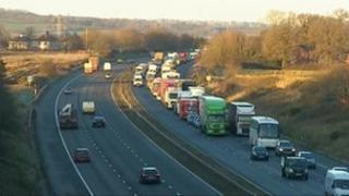 M5 tailbacks
