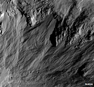 Vesta gullies