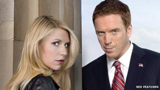 Claire Danes and Damian Lewis in Homeland