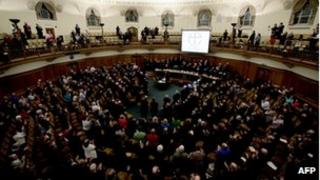 The general synod of the Church of England meeting on 21 November