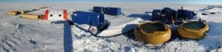 Drilling camp panorama