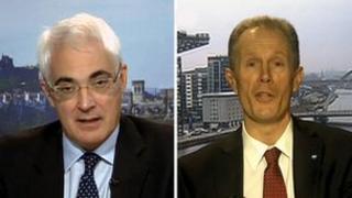 Alastair Darling and Blair Jenkins