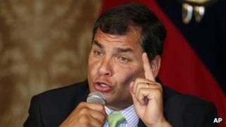 President Rafael Correa