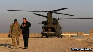 David Cameron in Afghanistan