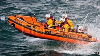Port Isaac inshore lifeboat Copeland Bell