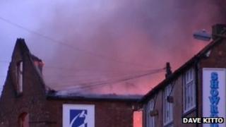 Fire at print works in Barwell