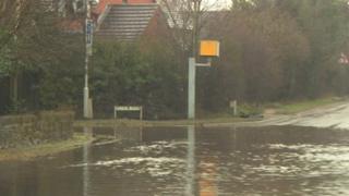Part of the A51 through Weston