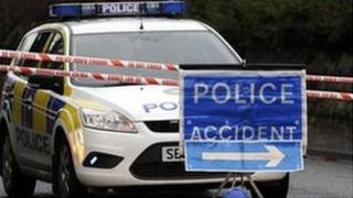 police accident scene
