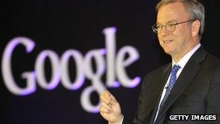 Google's CEO, Eric Schmidt
