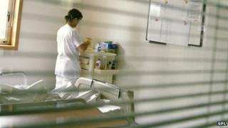 Hospital room. Pic: SPL