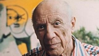 Pablo Picasso, pictured in 1971