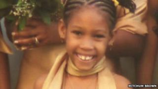 Imani Green at a family wedding
