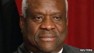 US SUpreme Court Justice Clarence Thomas file picture