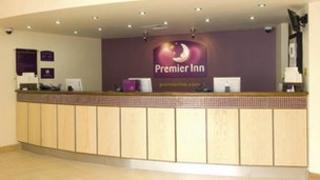 Premier Inn reception