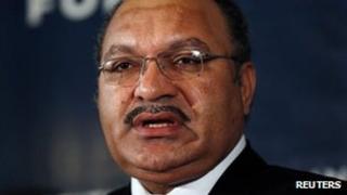 Papua New Guinea PM Peter O'Neill (Nov 2012)