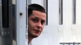 William Jones arriving in court