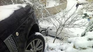Three cars collided in Nailsworth