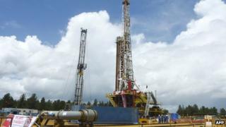 An oil well operated by Venezuela's state-owned oil company PDVSA in Morichal (2011 file picture)