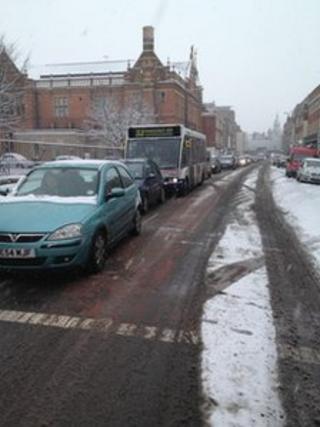 Traffic in Worcester