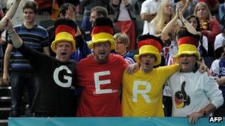 German sports fans