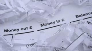 Shredded documents