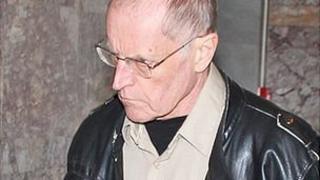 Paul Renouf being taken into court in Veliko Tarnovo in Bulgaria