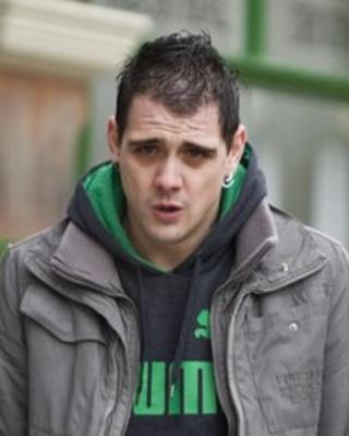 Barri White arriving at Luton Crown Court