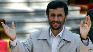 Mahmoud Ahmadinejad (file photo)