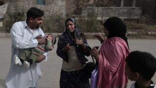 Polio workers in Pakistan