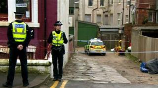 Blackpool crime scene